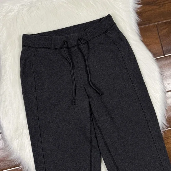 Lululemon Women's Size 4 Charcoal Gray Cotton Blend Jogger Pants - Picture 2 of 9